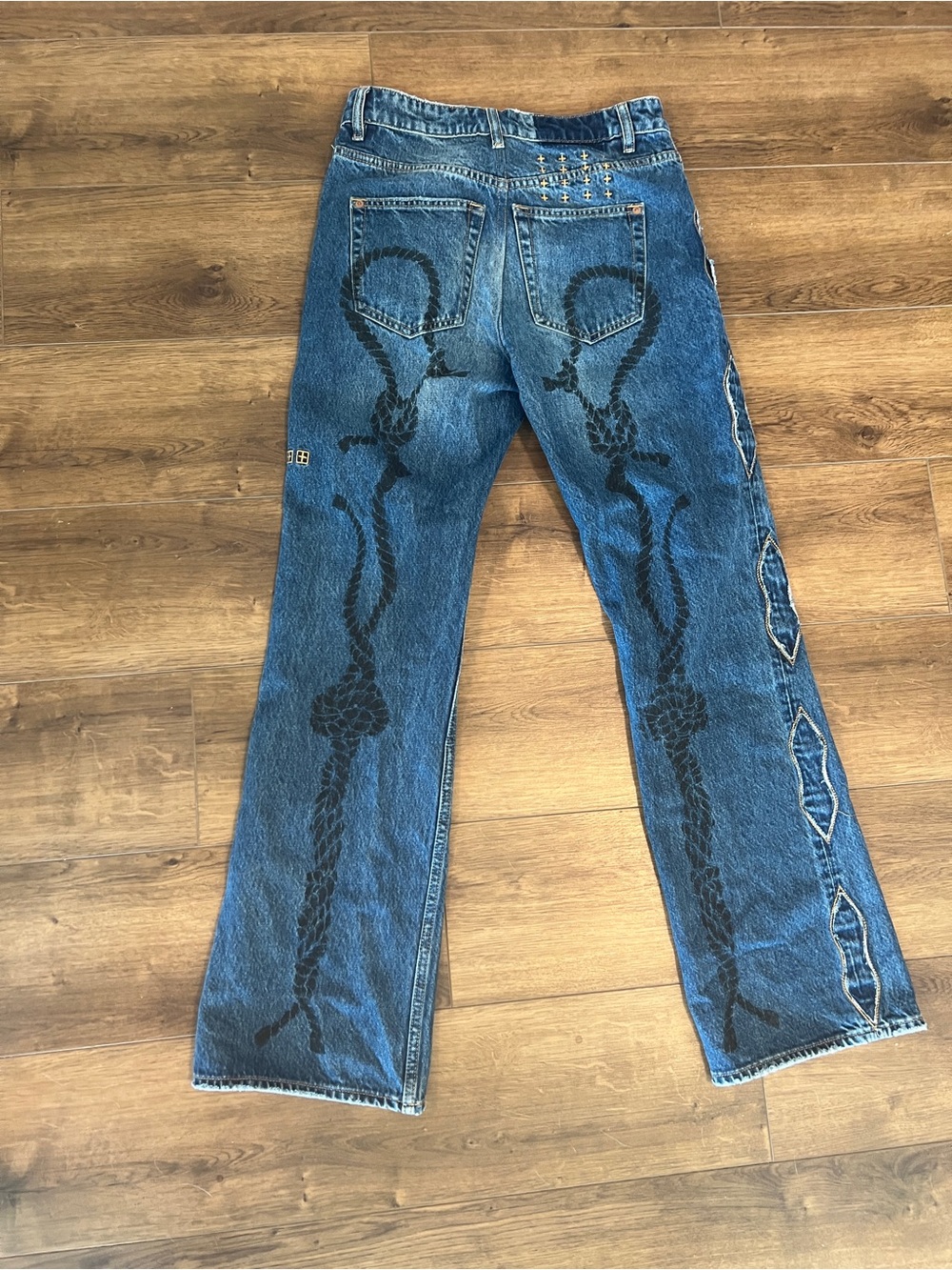 Rare Ksubi Roped Doubledown Bronko Jeans Size 28